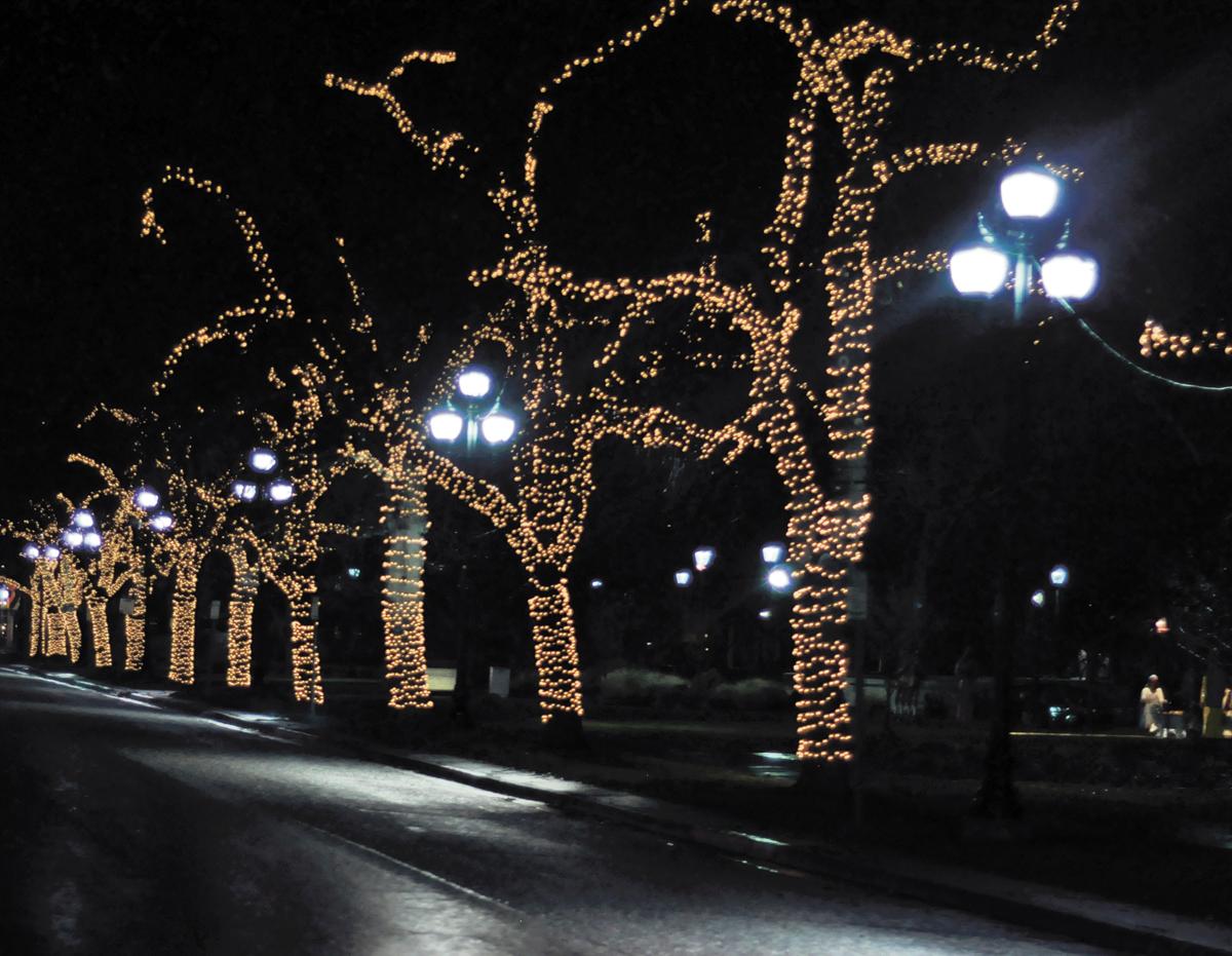 Lights signal Christmas spirit