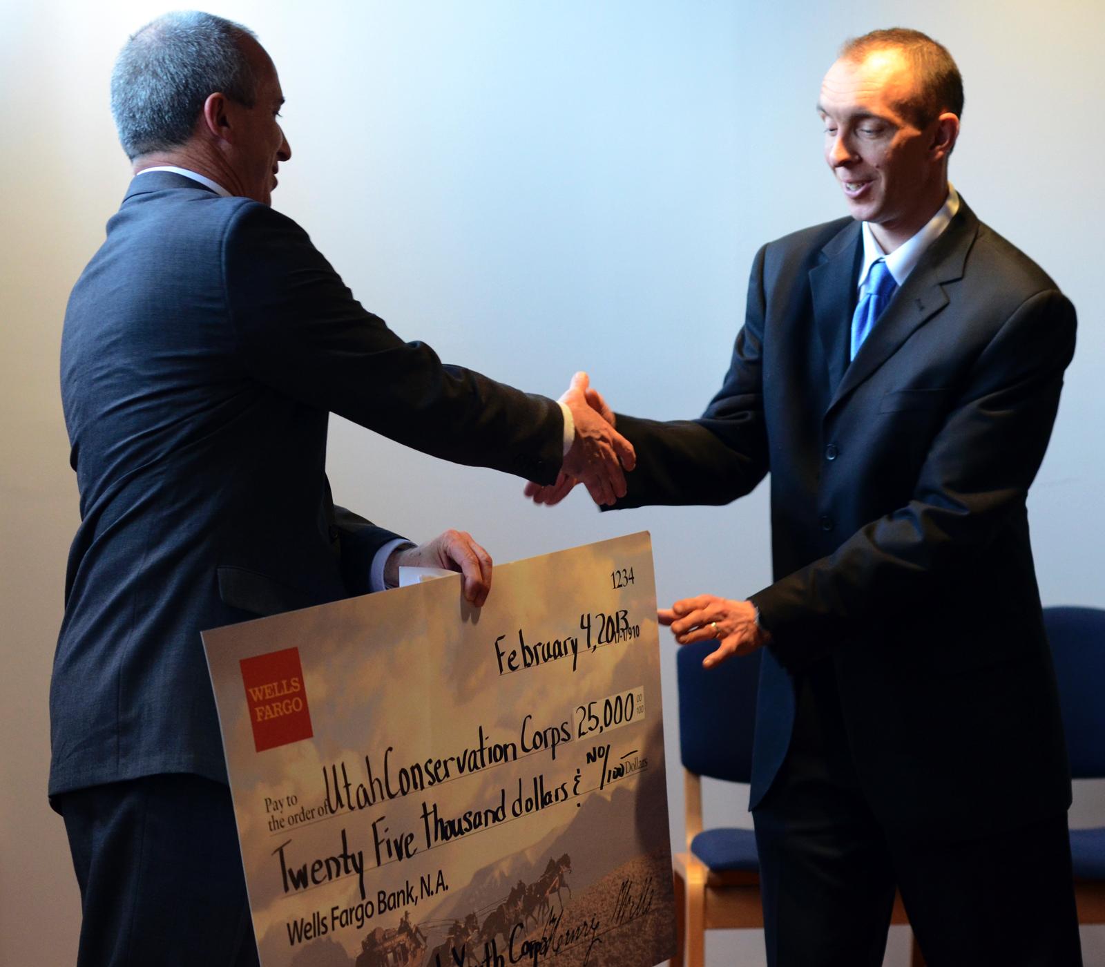 Utah Conservation Corps receives donation