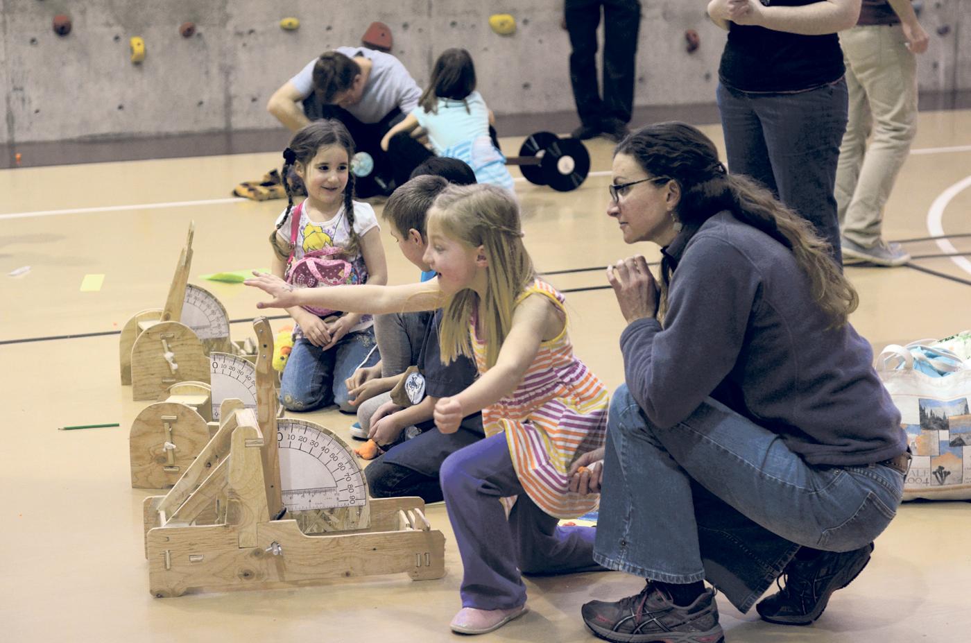 Student projects displayed at expo