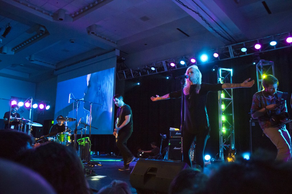 Shiny Toy Guns performs at last year's Howl in the TSC ballroom. This year Mike Posner will headline the Howl.