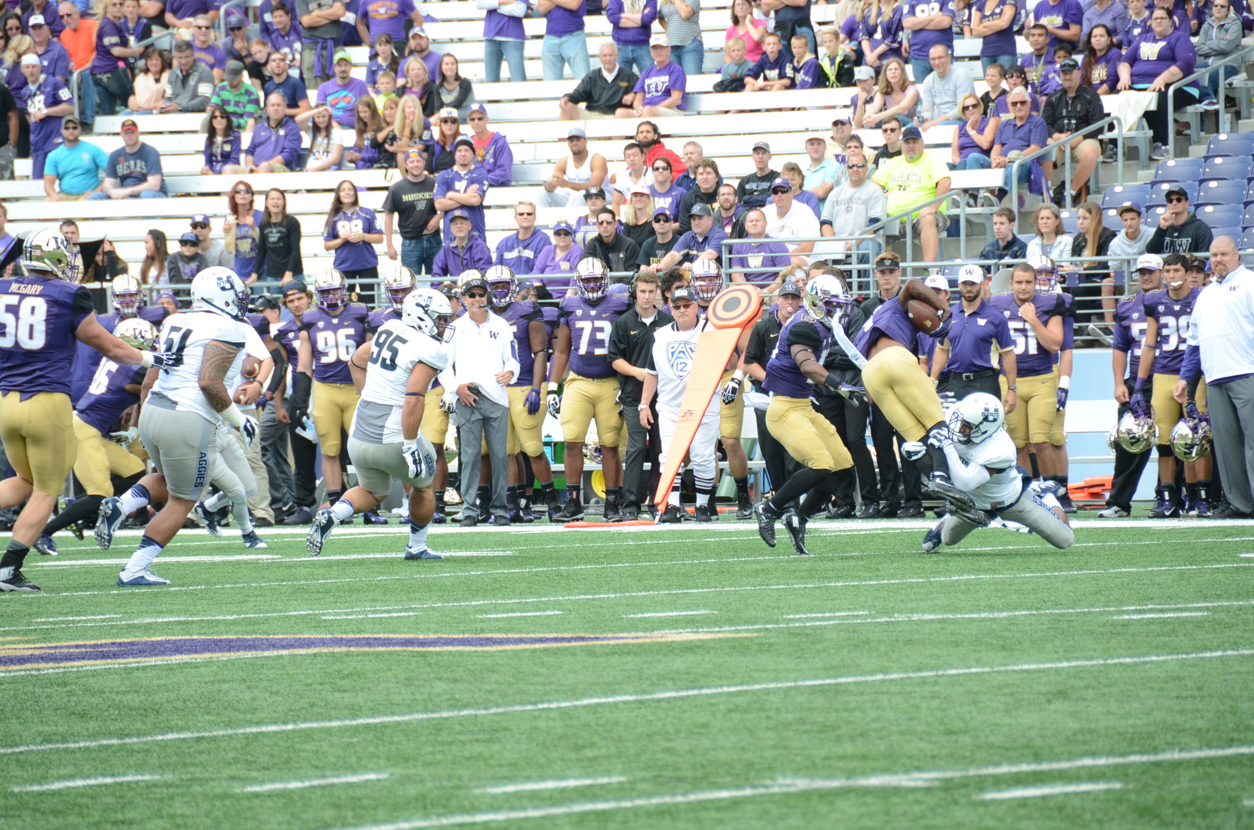 True freshman quarterback bites Aggies