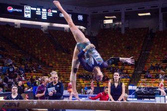 USU gymnastics falls short to Boise State despite posting highest score of the season