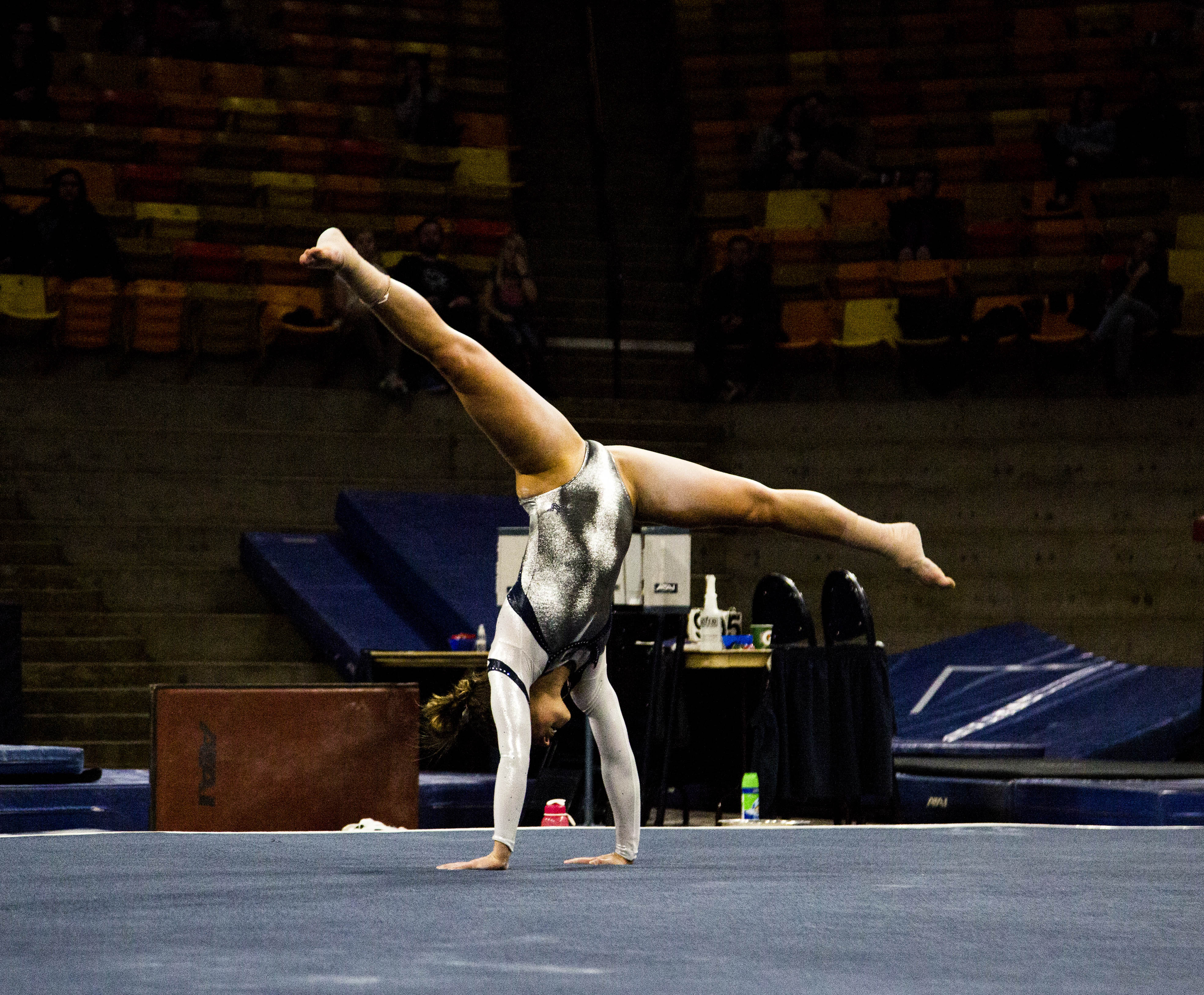 USU gymnastics places third at first meet of the season - The Utah