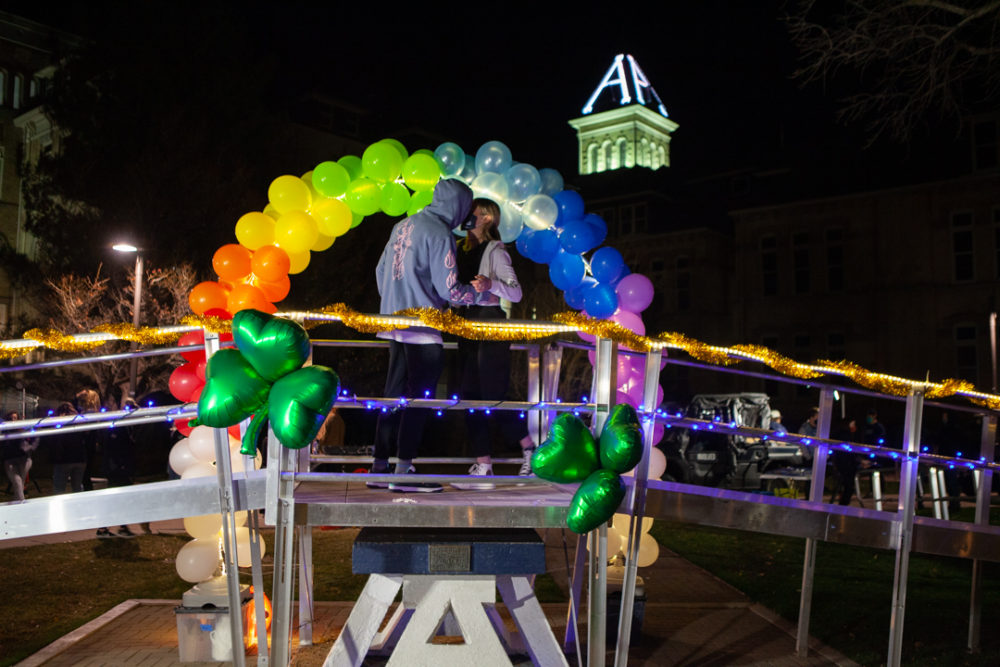 Students exchange Hershey’s Kisses at COVID-friendly True Aggie Night - The Utah Statesman