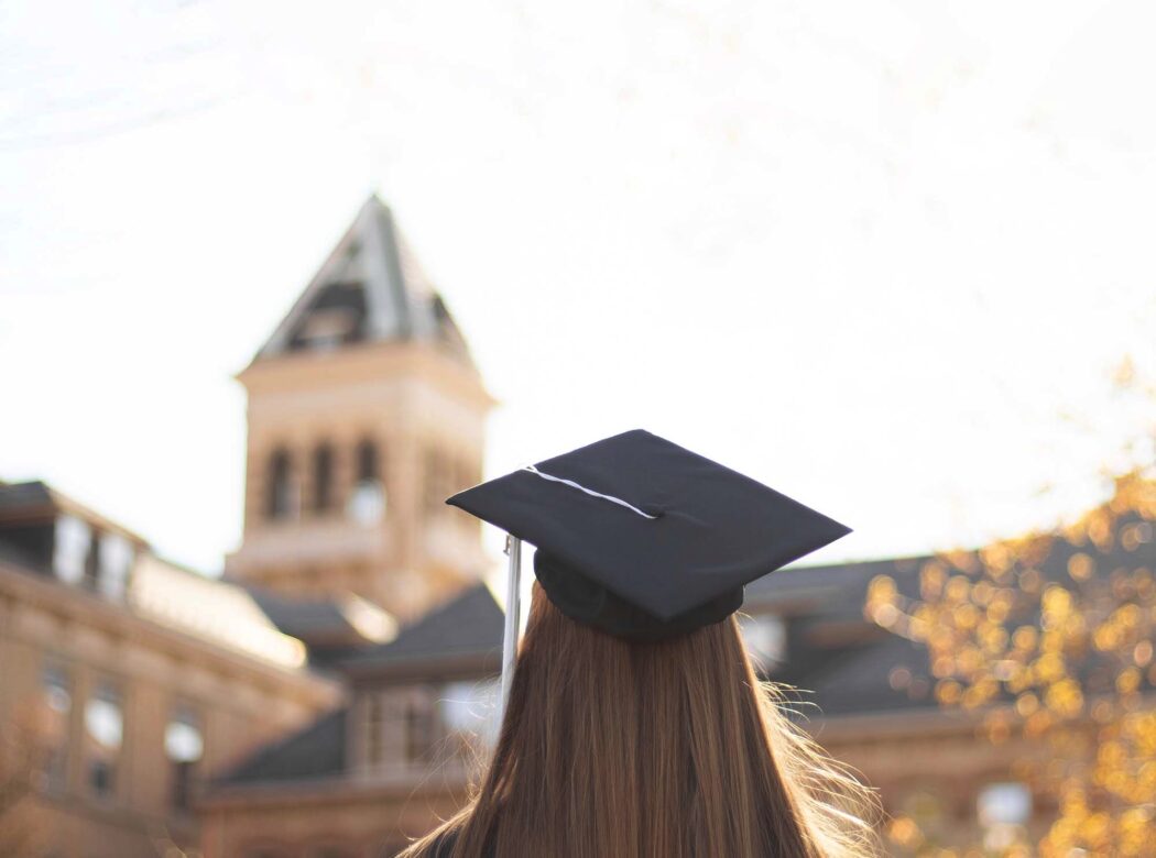 One-of-a-kind graduation caps