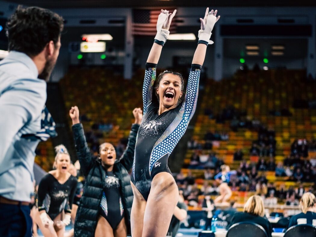 USU Gymnastics wins Mountain Rim Championships The Utah Statesman