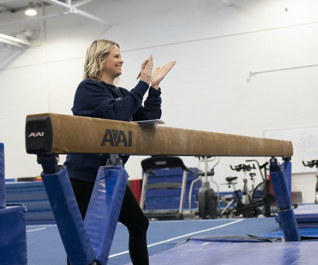 Head coach Kristin White helps Utah State Gymnastics find its balance