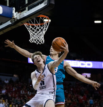 USU Men’s Basketball picks up win against New Mexico