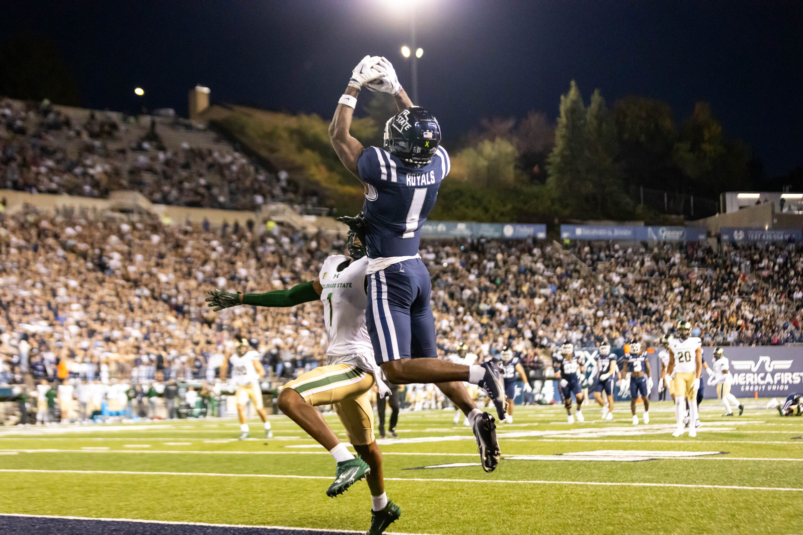 Former USU Wide Receiver Scores First NFL Touchdown