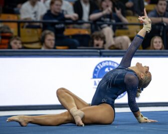 Utah State Gymnastics defeats Air Force in conference matchup