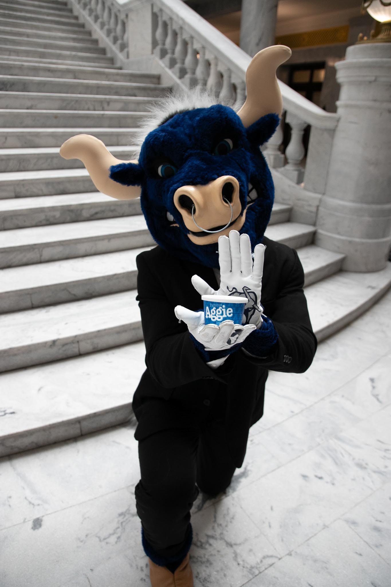 Aggie's Carry on Aggie Ice Cream Tradition at Capitol - The Utah Statesman