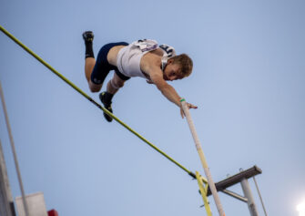 Pole vaulter Logan Hammer clears new heights