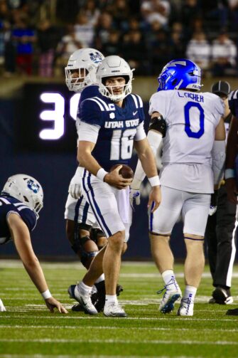 USU Beats Air Force 49-30 in Saturday Night Football