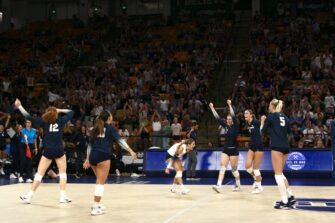 USU Volleyball Falls Short to BYU in a Record Breaking Attendance Match