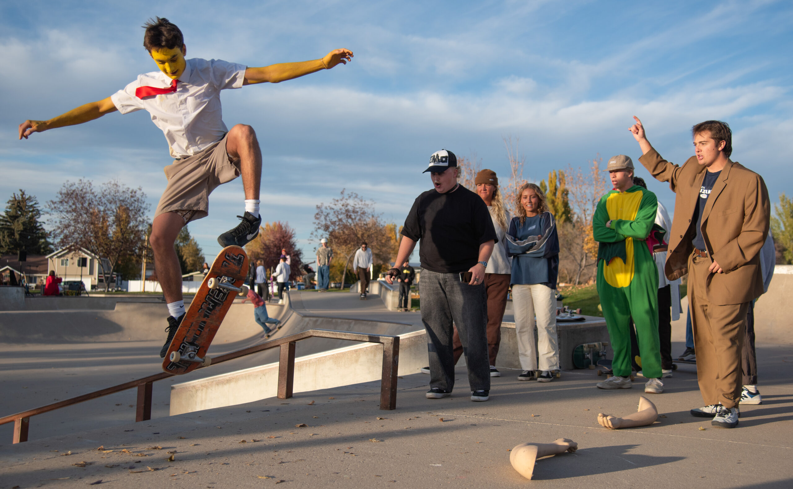 USU Skateboard Club hosts first-ever ‘Costume Party at the Park’