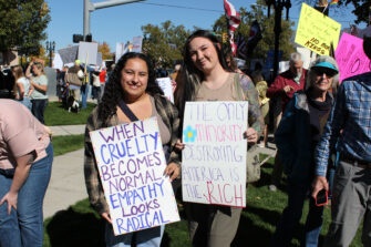 Logan residents join national No Kings protest