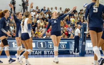 How Tierney Barlow has become the leader of Utah State Volleyball
