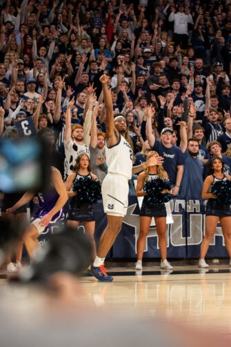 Aggies Hang on to Defeat Weber State 83-73