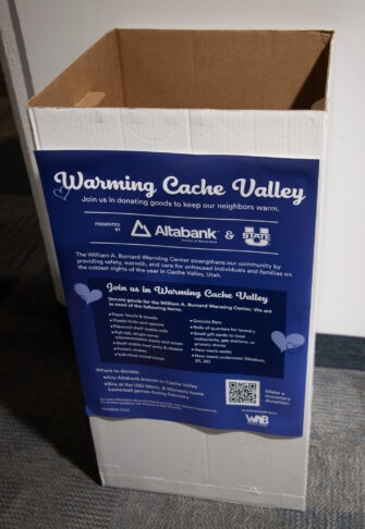 Utah State Athletics, Altabank partner to collect donations for local warming center