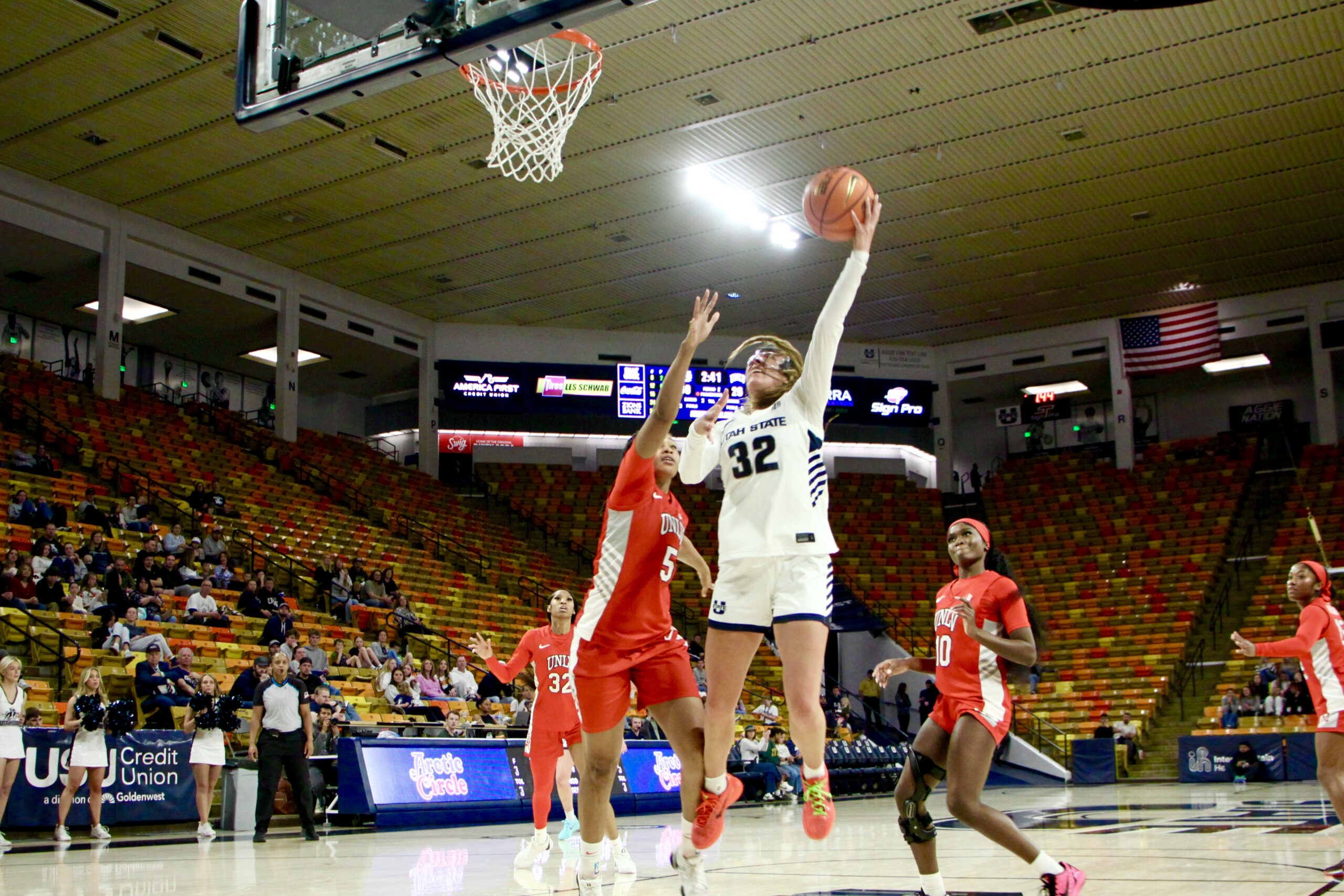 USU Women's Basketball falls to New Mexico at home - The Utah Statesman