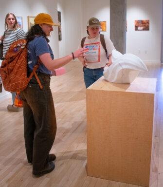 Art students showcase final works in ‘Ouroboros’ capstone exhibition