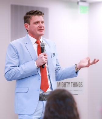 PRSSA hosts Utah Rep Jason Thompson at empathy workshop with the Stephen R. Covey Leadership Center