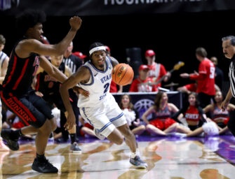 Utah State flips the script on UNLV in dominant quarterfinal win