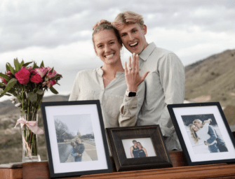 Steeped in Love: Woodhouse and Jensen’s journey from the track to the altar