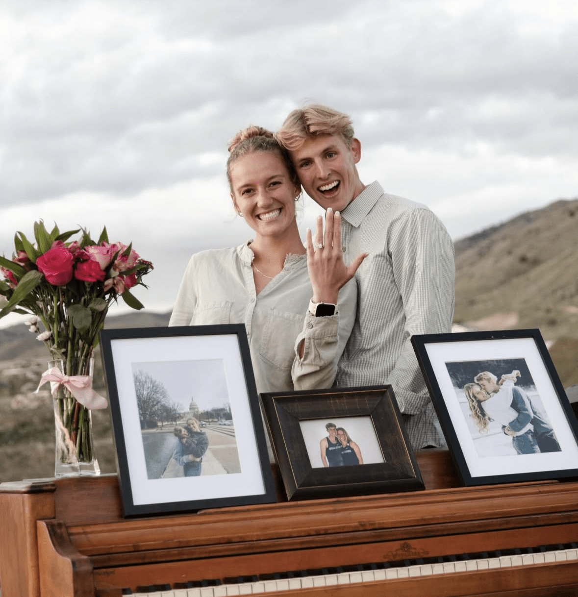 Steeped in Love: Woodhouse and Jensen’s journey from the track to the altar - The Utah Statesman