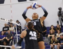 Utah State Volleyball falls to UCLA in 2026 home opener