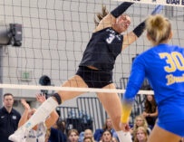 Aggie middle blocker Ava Napierski carries high school success into Division I career