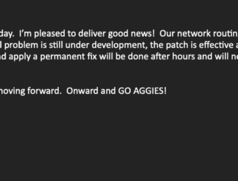 Wi-Fi outage disrupts start of semester