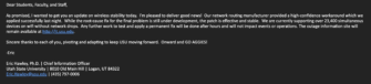 Wi-Fi outage disrupts start of semester
