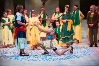 2,400 years later, Ancient Greek comedy takes the stage at USU